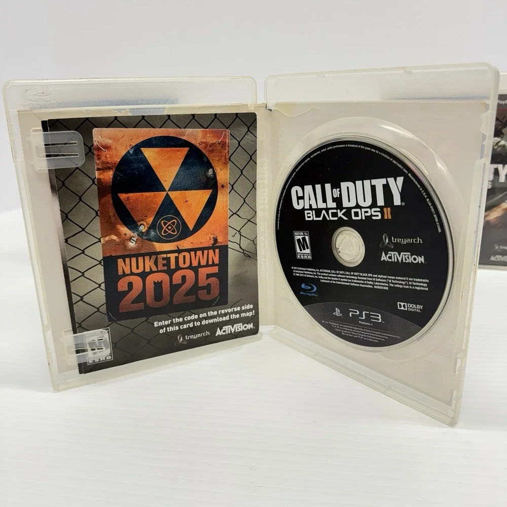 Lot of 3 Sony PS3 Call of Duty Black Ops Modern Warfare 1 & 2 Ghost CIB
